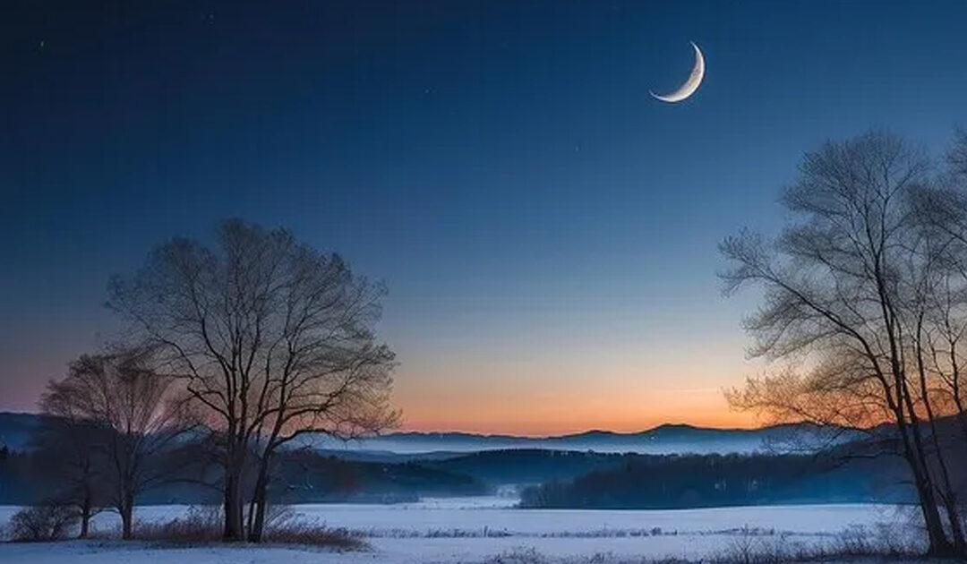 The Gift of an Emerging Crescent Moon: Reconnecting with Your Creative Calling in Midlife