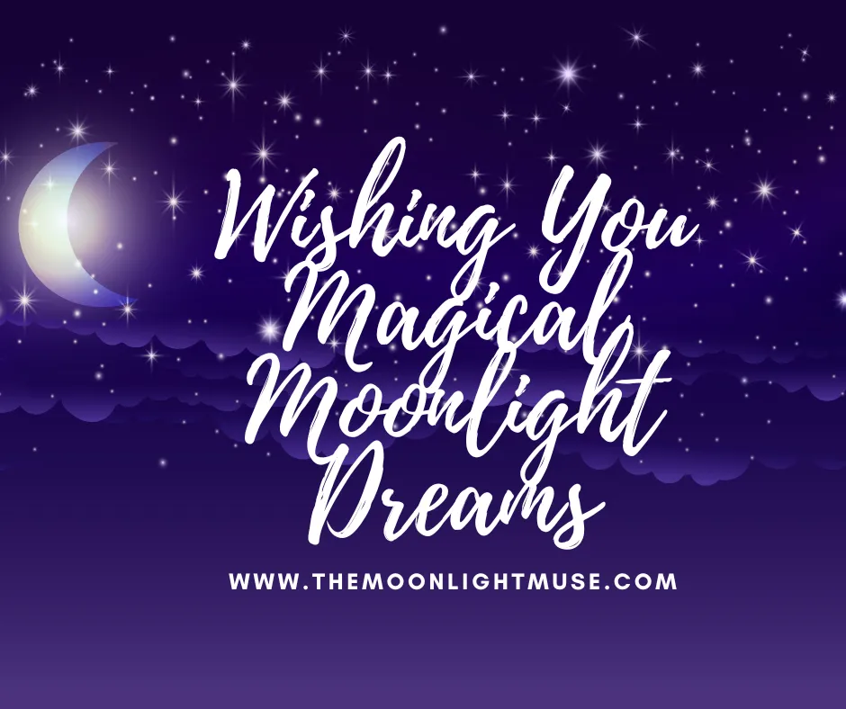 Wishing you magical moonlight dreams